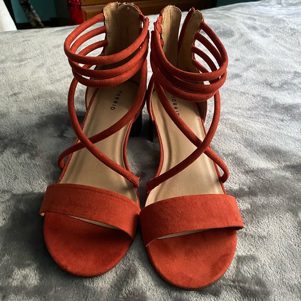 🧡ORANGE TORRID HEELS🧡